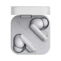 CMF by Nothing Buds Pro 2 Wirelesss earphones with HiFi sound, 50 dB Smart Active Noise Cancellation, 6 HD mics and Spatial Audio , Light Gray